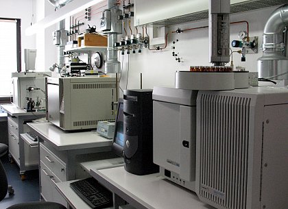 View into the GC & GC-MS Lab