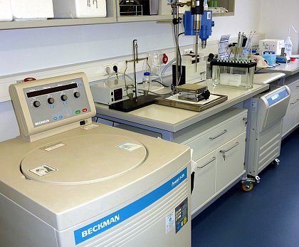 Centrifuges and Sonicator